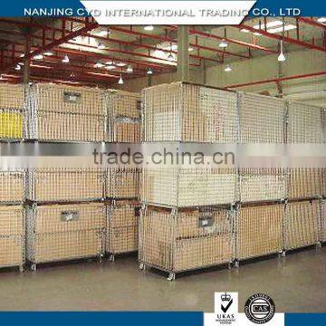 China Supplier Cheap Steel Warehouse Collapsible Wire Mesh Container