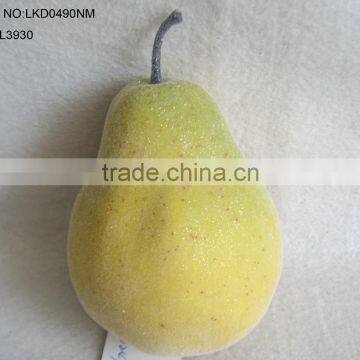 Decorative Artificial Foam Pear 3"*4.5" With Emulation Sugar for Havest Home Decoration photo-3