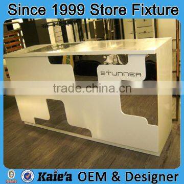 Unique money counter design /cashier desk furniture/money counter