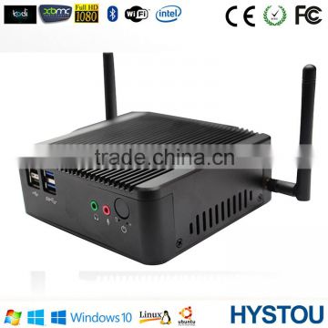 Intel Bay Trail J1800 2.41G Fanless Box Gaming System Mini PC Windows DDR3 4G RAM 64G SSD 1TB HDD WiFi Dual Lan HTPC Server HDMI