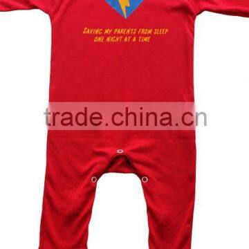 cheap knitted 100% cotton baby jumpsuit