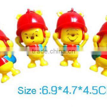 Plastic Funny Face Changing Dolls Key Chain