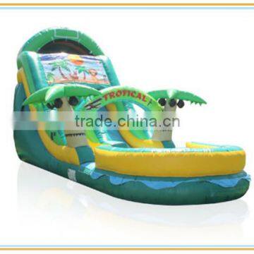 2016 hot selling jungle slide inflatable water slide clearance, inflatable water slide for kids and adults