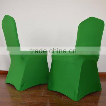 Green banquet spandex/stretch chair cover/lycra chair cover for wedding