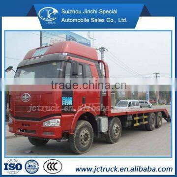 FAW J6 8X4 flat plate transport truck