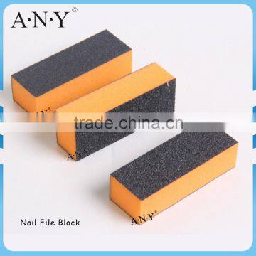 Nail Art Beauty Manicure 3 Side Sponge File for Nail Coarse Sand