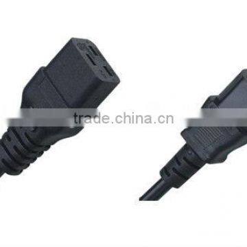 VDE approval IEC 60320 computer power female plug