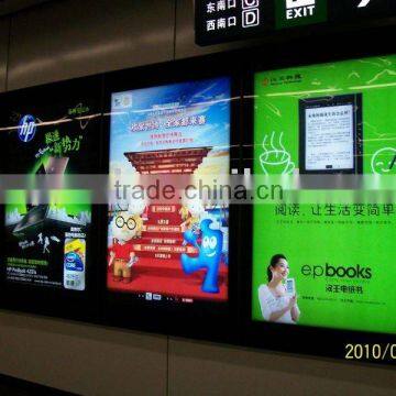 subway backlit film printing, light box printing