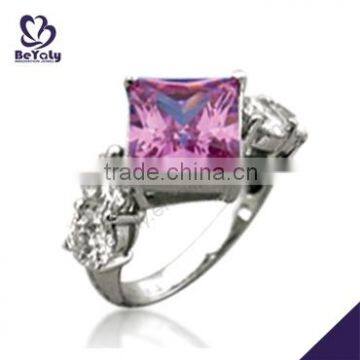 925 sterling silver fashion jewelry gemstone ring for woman