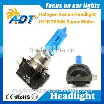 12V 100W H11B 7500K automotive halogen lamp,super white fog light auto plasma halogen bulbs