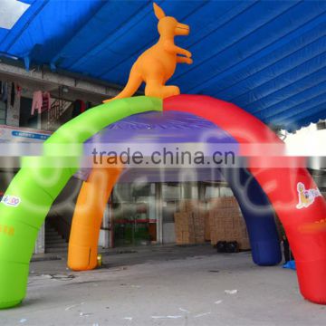 kangaroo customized inflatable advertising tent, outdoor tent for advertising