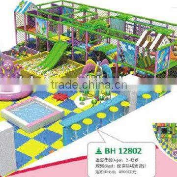 Kid Indoor Soft Playground,Children's Play Equipment,Indoor Playhouse BH12802