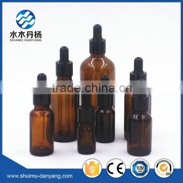 5ml-100ml Dark amber glass dropper bottles for essential oil