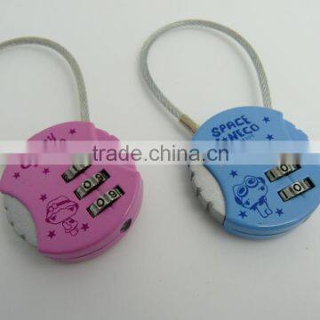 New 3 Dial Digit Combination Suitcase Luggage Metal Code Password Lock Padlock