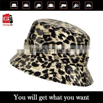 Custom Printed Leopard style Bucket Hat