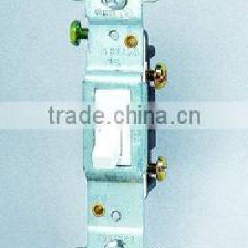 SINGLE POLE 15AMP AC QUIET DECORATOR TOGGLE SWITCH