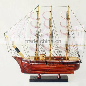 MINI OLD IRONSIDES SHIP MODEL - HANDICRAFT PRODUCT, WOOD CRAFTS OF VIETNAM