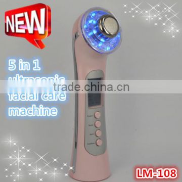 intelligent electronic 5 in 1 ultrasonic photon facial care product