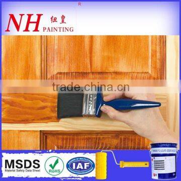 Durable low odor interior lacquer paint