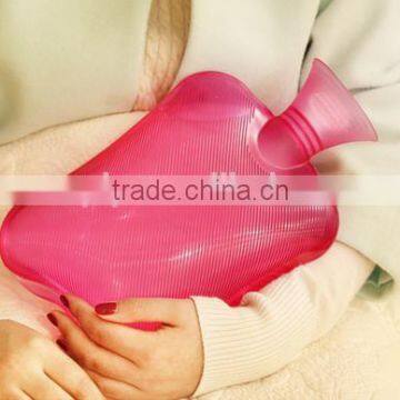 PVC hot- water bottle pink color