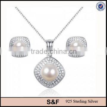 China Wholesale pearl and silver jewelry,925 silver jewelry 2015