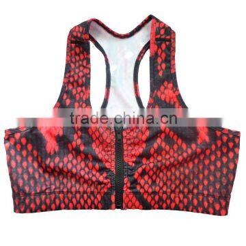 Custom Two Different Sexy Leopard Running Bra