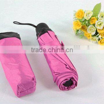 folding umbrella promotional cheap 3 fold umbrella mini flower spot umbrella