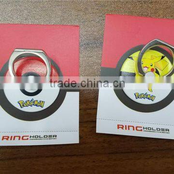 Pokemon Go ring holder for mobile phone Anime Pokemon Pikachu mobile phone ring holder Pokemon mobile ring holder po bunker ring