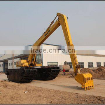 Long Arm , Long Boom , Amphibious Undercarriage Floating Excavator , JYSL-350-3