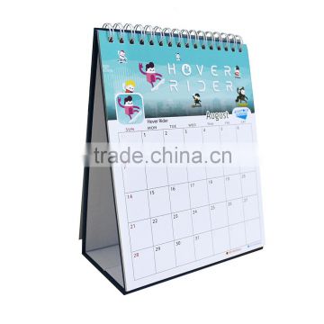 2017 offset printing desk stand calendar for office