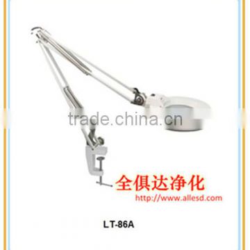 Rectangle Industrial Clamp Magnifying Lamp