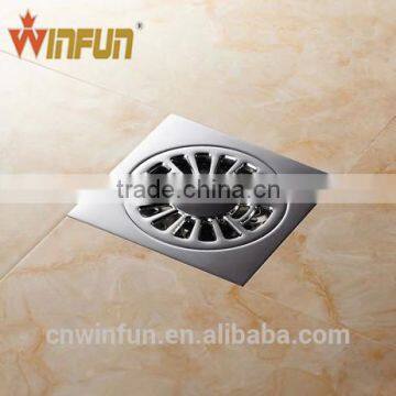 2014 Hot sell Hotel Brass Floor Drain toilet /Liner shower Drain chrome finish high quality bathroom accessories