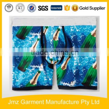 Professionally producing various printing mens 100% polyester briefs