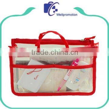 Large Size Transparent Pvc Cosmetic Bag Travel Clear Makeup Bag for Vacation Supplier's Choice photo-3