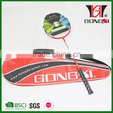 GX-7006 RED cheap price aluminium&steel badminton racket wholesale/legendary racquet