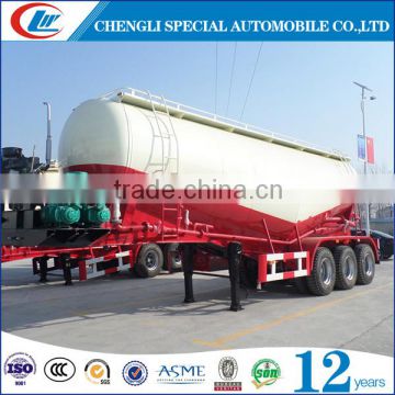 HOT SALE ! tri-axle bulk powder material truck/ 45cbm bulk cement semi trailer