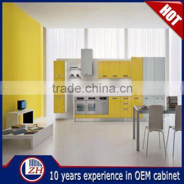 Top quality modern small kitchen design high gloss kitchen cabinet