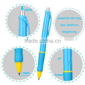 Colorful Rubber Grip Ball Point Pens;flexible Rubber Grip Ballpoint Pens photo-2