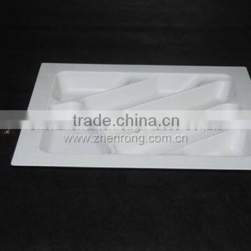 square shaped thick vacuum forming plastic tray