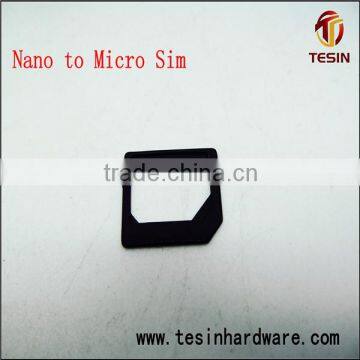 Hot selling good fixed nano sim card adapter with sets packing for iphone