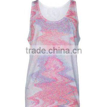 Custom New Style Green Sublimated Tank Top in High Quality