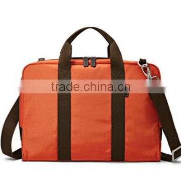 Polyester nylon 15" laptop messenger briefcase bag