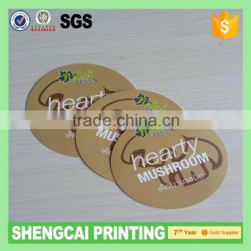 Round PVC sticker for christmas decoration