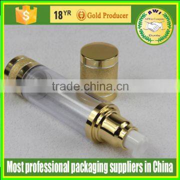 Golden Plastic Pump Bottle Airless Cosmetic Bottles 50ml photo-4