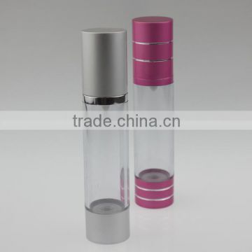 allwin silver pump airless bottle acrylic airless bottle