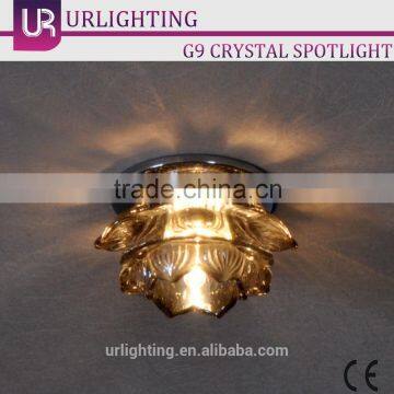 Exwork price led ceiling spotlight crystal downlight