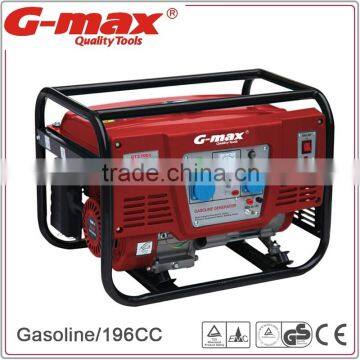 G-max CE Approval Gasoline-powered 2KW Generator With Electric Start GT27001