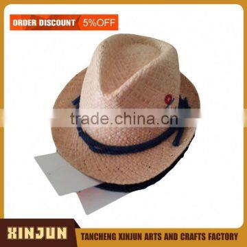 BREATHABLE PANAMA FEDORA STRAW HAT