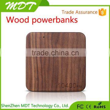 Wood/Bamboo Wireless Power Bank, Wireless Charger in Power Bank for Smartphone photo-2