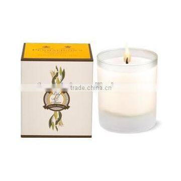 Gift Scented Soy Wax Candle in glass jar with cardboard box